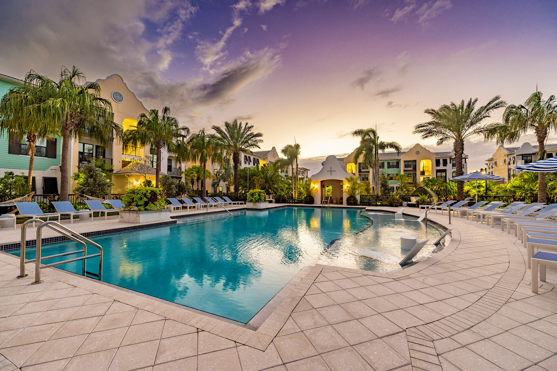 Resort style pool