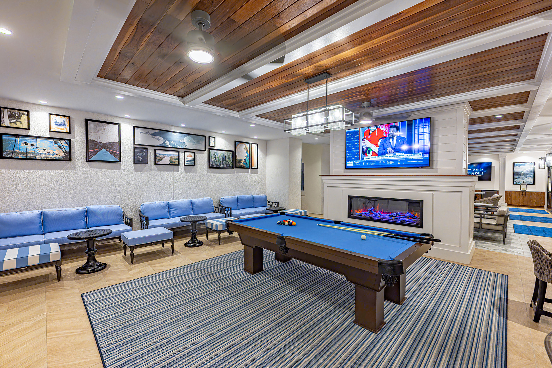 Billiards room